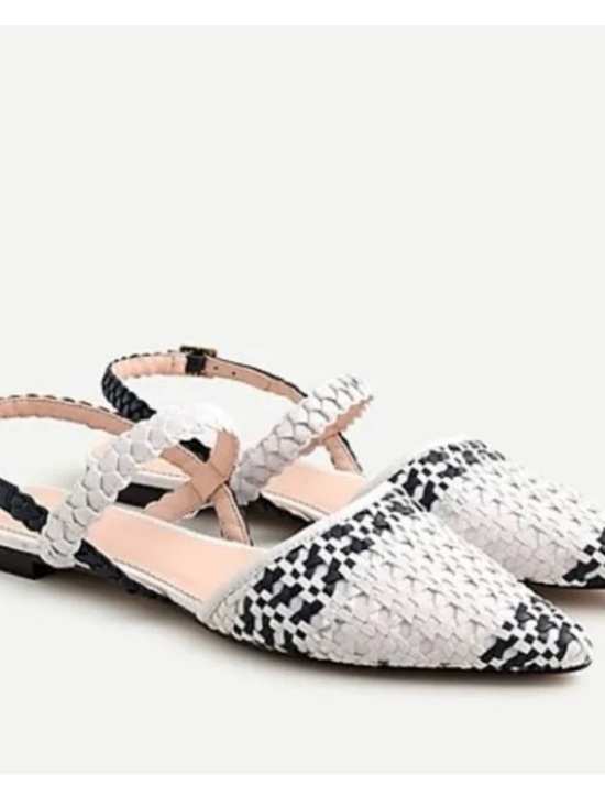 J. Crew Shoes - Gorgeous leather Jcrew sling back sandals 9.5